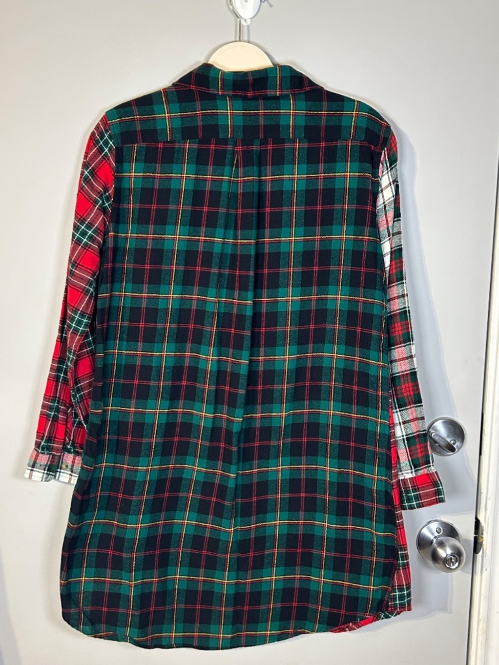 Ralph Lauren Two tone Plaid Night shirt size S - Picture 4 of 8